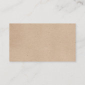 Wildblume auf der Website der Kraft Country Weddin Begleitkarte (Rückseite)