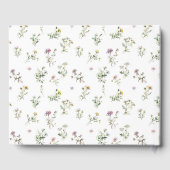 Wildblume auf der Wiese bei der Beerdigung des Ged Gästebuch (Rückseite)