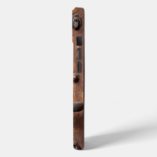 Wildblume auf rostfreiem Türgriff Case-Mate iPhone Hülle (Rückseite / Links)