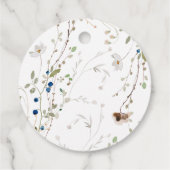 Wildblume Baby Bee Pop es, wenn sie Pop Geschenkanhänger (Rückseite)