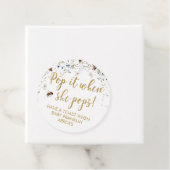 Wildblume Baby Bee Pop es, wenn sie Pop Geschenkanhänger (Beispiel)