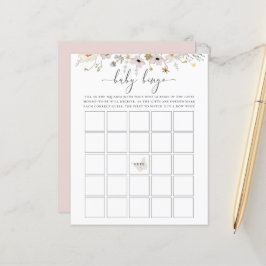 Wildblume Baby Bingo Spiel