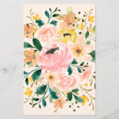 Wildblume Baby Bingo Spiel Flyer (Hinten)