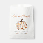 Wildblume Baby Dusche Gefallen Beutel Geschenktütchen (Vorderseite)