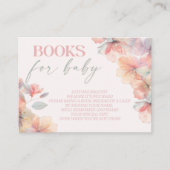 Wildblume, Baby im Blut, Babydusche Begleitkarte (Vorderseite)