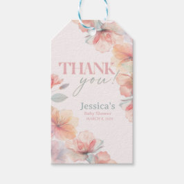 Wildblume, Baby im Blut, Babydusche Geschenkanhänger