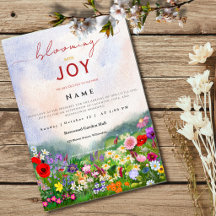 Wildblume Baby im Blut Geschlecht neutral