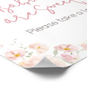 Wildblume Baby in Bloom Babies sind süß Poster (Ecke)