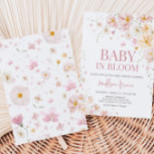 Wildblume Baby in Bloom Baby Dusche Einladung