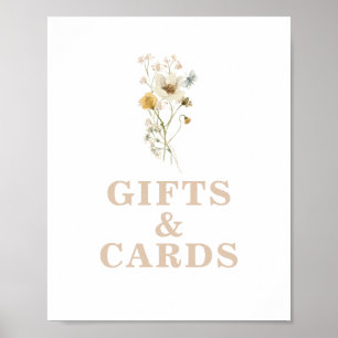 Wildblume Baby in Bloom Baby Dusche Geschenke Schi Poster
