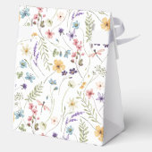 Wildblume Baby in Bloom Baby Dusche Geschenkschachtel (Rückseite)