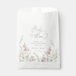 Wildblume Baby in Bloom Baby Dusche Geschenktütchen