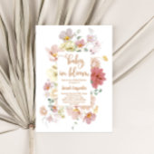 Wildblume baby in Bloom baby Dusche girl Einladung