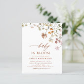 Wildblume Baby in Bloom Baby Dusche Terracotta (Stehend Vorderseite)