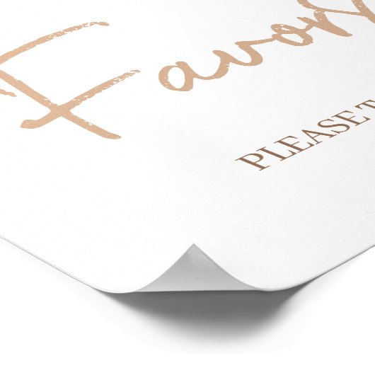 Wildblume Baby in Bloom Baby Shower Favoriten Poster (Ecke)