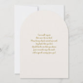 Wildblume Baby in Bloom Baby Shower Girl Einladung (Rückseite)