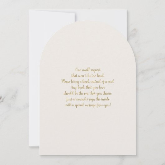 Wildblume Baby in Bloom Baby Shower Girl Einladung (Rückseite)