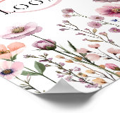 Wildblume Baby in Bloom Bloom Bar Poster - Dusty (Ecke)