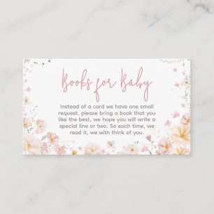 Wildblume Baby in Bloom Books for Baby Begleitkarte