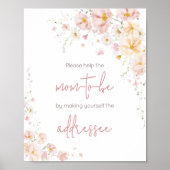 Wildblume Baby in Bloom Envelope Station Poster (Vorne)