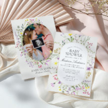 Wildblume Baby in Bloom Floral Baby Dusche