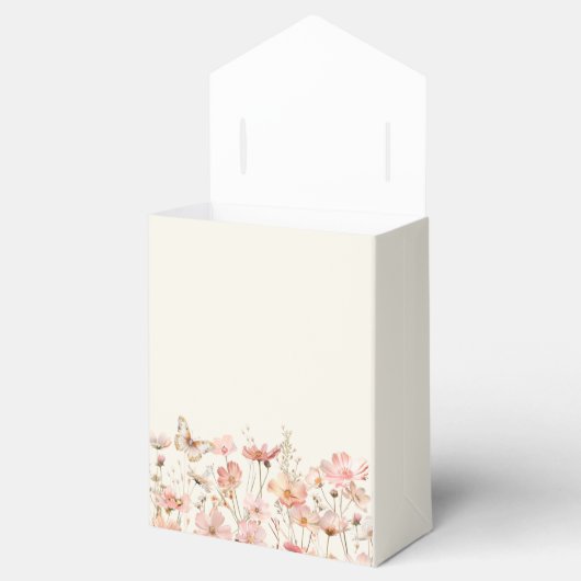 Wildblume Baby in Bloom Girl Babydusche Geschenkschachtel (Geöffnet)