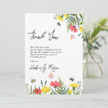 Wildblume | Baby in Blüte Baby Shower
