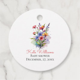 Wildblume Baby in Blüte Geschenkanhänger