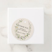 Wildblume Baby in Blütendusche Geschenkanhänger (Beispiel)