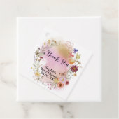 Wildblume Baby in Blütendusche Geschenkanhänger (Beispiel)