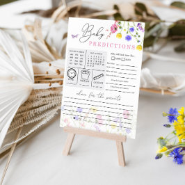 Wildblume Baby Predictions & Advice Card Game