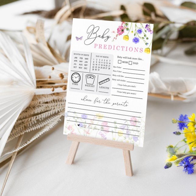 Wildblume Baby Predictions & Advice Card Game (Von Creator hochgeladen)