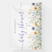 Wildblume Baby Showbanner Banner (Vertikal)