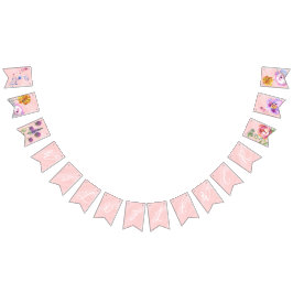 Wildblume Baby Showbanner Wimpelkette