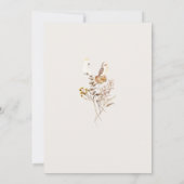 Wildblume Baby Shower Australian Native Animals Einladung (Rückseite)