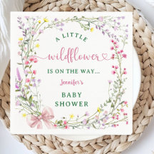 Wildblume Baby Shower Girl Pink Floral