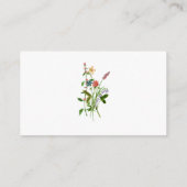 Wildblume Baby Showregisterkarte Begleitkarte (Rückseite)