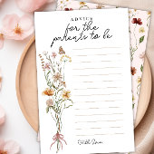 Wildblume Babyduschberatung für die Elternkarte