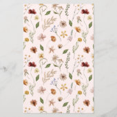 Wildblume Babyduschberatung für die Elternkarte (Rückseite)