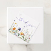 Wildblume Babydusche Geschenkanhänger (Beispiel)