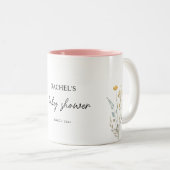 Wildblume Babydusche Kaffee Tasse (VorderseiteRechts)