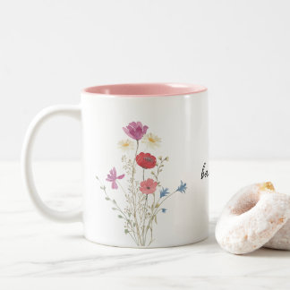 Wildblume Babydusche Kaffee Tasse