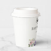 Wildblume Babydusche Pappbecher (Rechts)