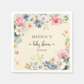 Wildblume, Babydusche Serviette (Vorderseite)