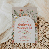 Wildblume Bachelorette Einladung