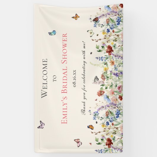 Wildblume Banner (Vertikal)