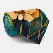 Wildblume Beach Garden Krawatte (Gerollt)