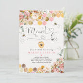 Wildblume bedeutet Brautparty zu sein Einladung (Stehend Vorderseite)