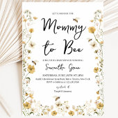 Wildblume Bee Baby Dusche Einladung