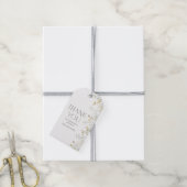 Wildblume Bee Baby Dusche Geschenkanhänger (Mit Garn)